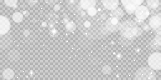 Navidad brillante luz bokeh confeti y textura de superposición de chispas para su diseño
