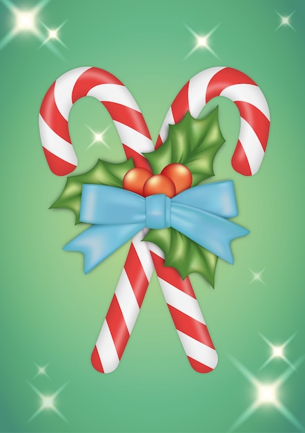 Vector navidad candycane clipart