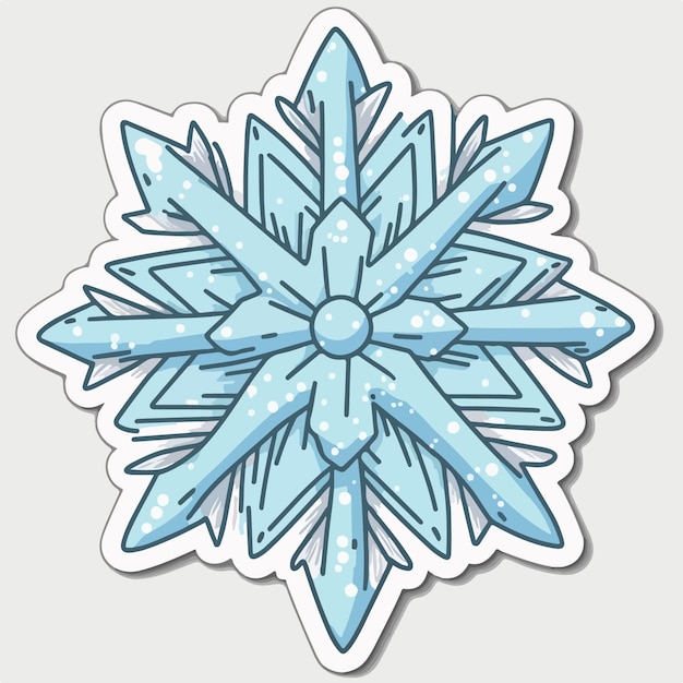 Navidad copo de nieve pegatina de dibujos animados Navidad copo de nieve pegatinas decoración Newyear colección