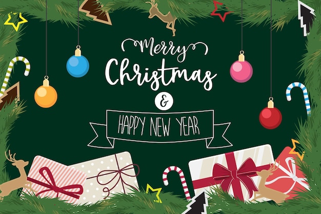 navidad y feliz año nuevo