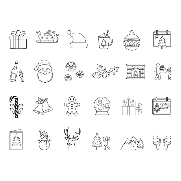 Navidad Icon Set
