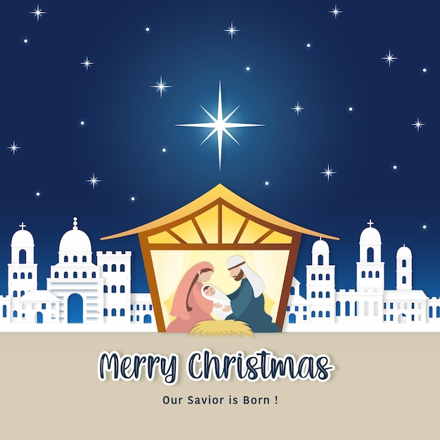 Vector navidad jesús 01