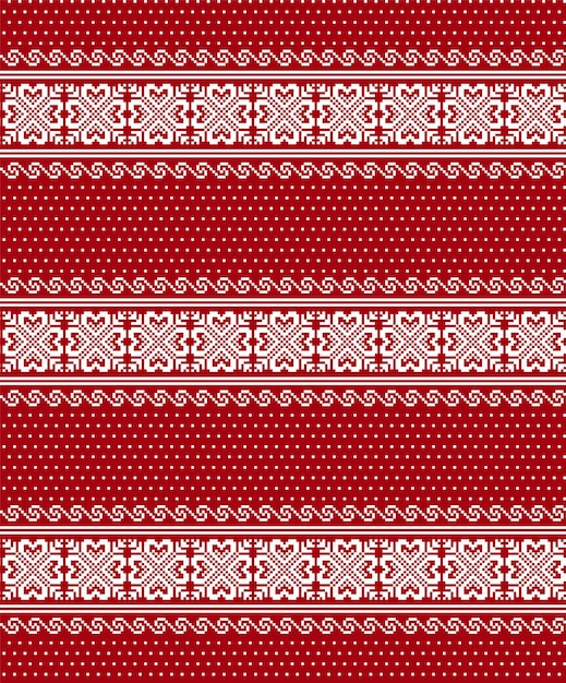 Navidad patrón pixel vector ilustración eps
