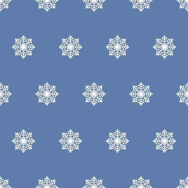Navidad de patrones sin fisuras. Telón de fondo de copos de nieve. Fondo enlosable para vacaciones de invierno. Elemento de diseño gráfico para papel de embalaje, impresiones, álbumes de recortes. Diseño temático de vacaciones