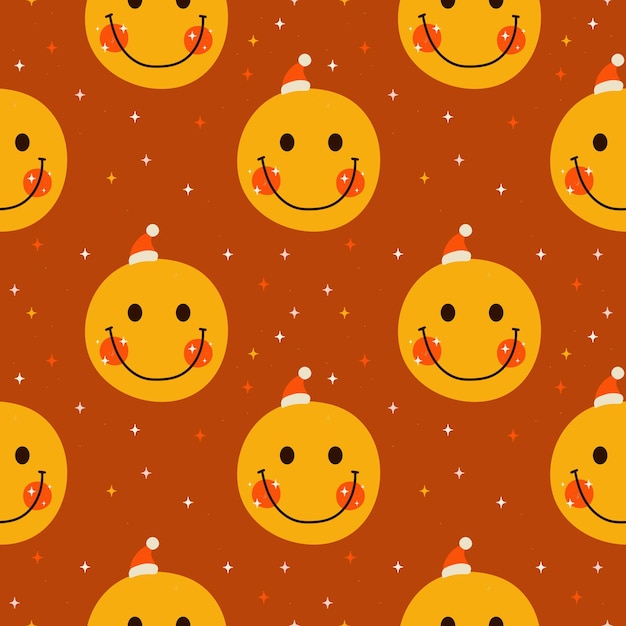 Navidad retro de patrones sin fisuras