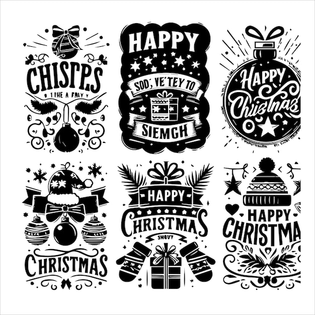Navidad SVG Bundle Feliz Navidad svg Ornamentos de Navidad Svg Invierno svg Navidad divertida svg