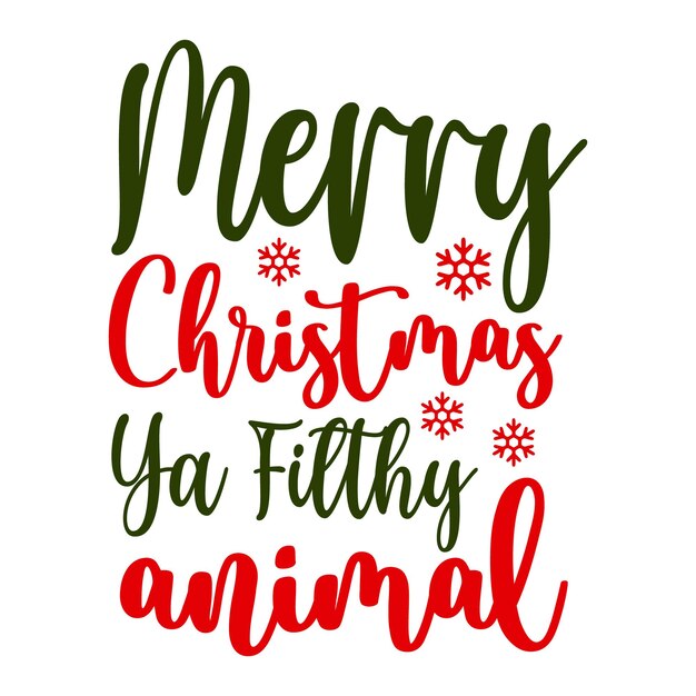 Navidad Tipografía SVG Diseño vectorial felices navidades alegres vibraciones maravillosas de invierno