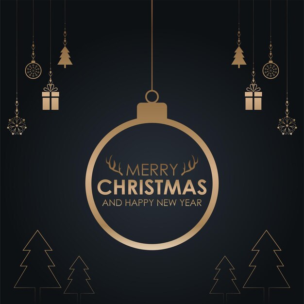 Navidad vector abstracto fondo bolas diseño floral vintage