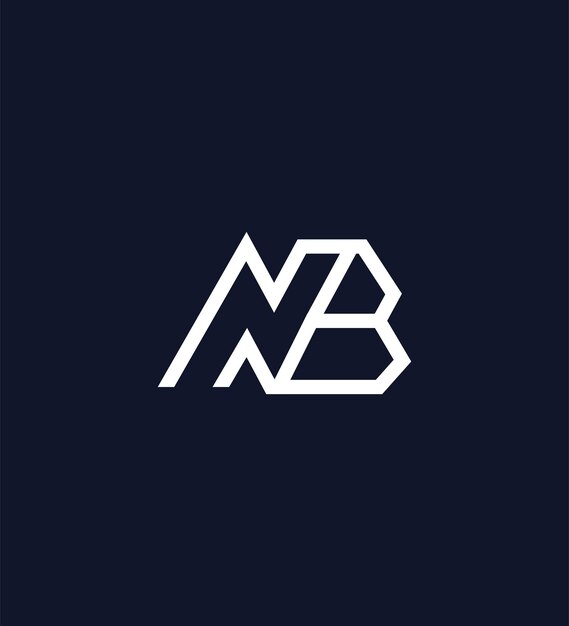 NB BN Lectura Logotipo Símbolo de signo de identidad