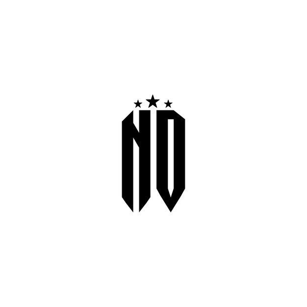 ND monograma logotipo diseño carta texto nombre símbolo monocromo logotipo alfabeto carácter simple logotipo