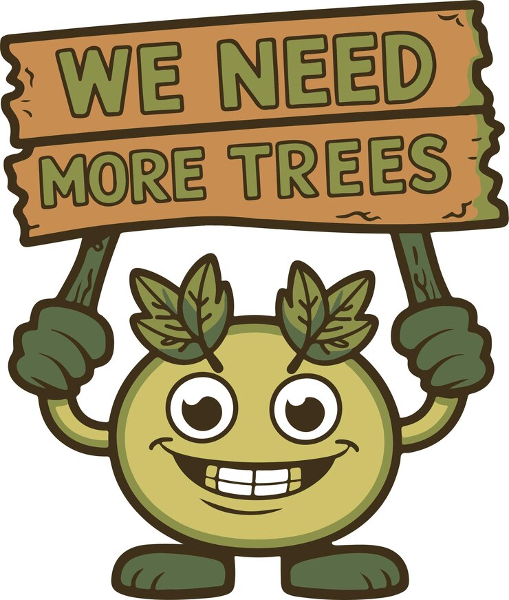 Necesitamos más vector de diseño de camisetas de árbol