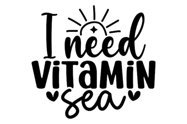 Necesito vitamina mar