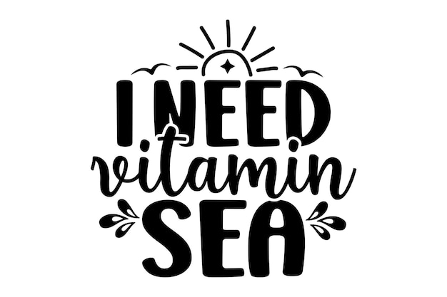 Necesito vitamina mar