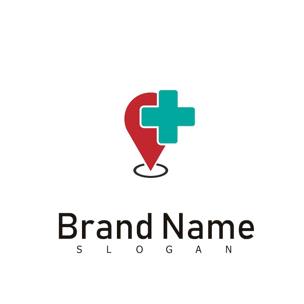 Negocio de atención médica del logotipo del médico de salud