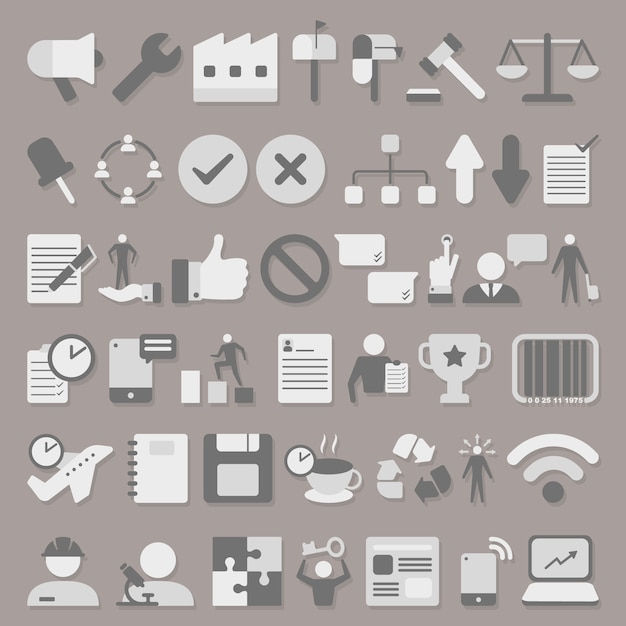 negocio iconos conjunto
