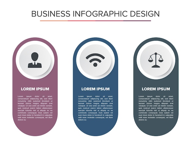 Negocio infografía diseño presentación elegante color plano