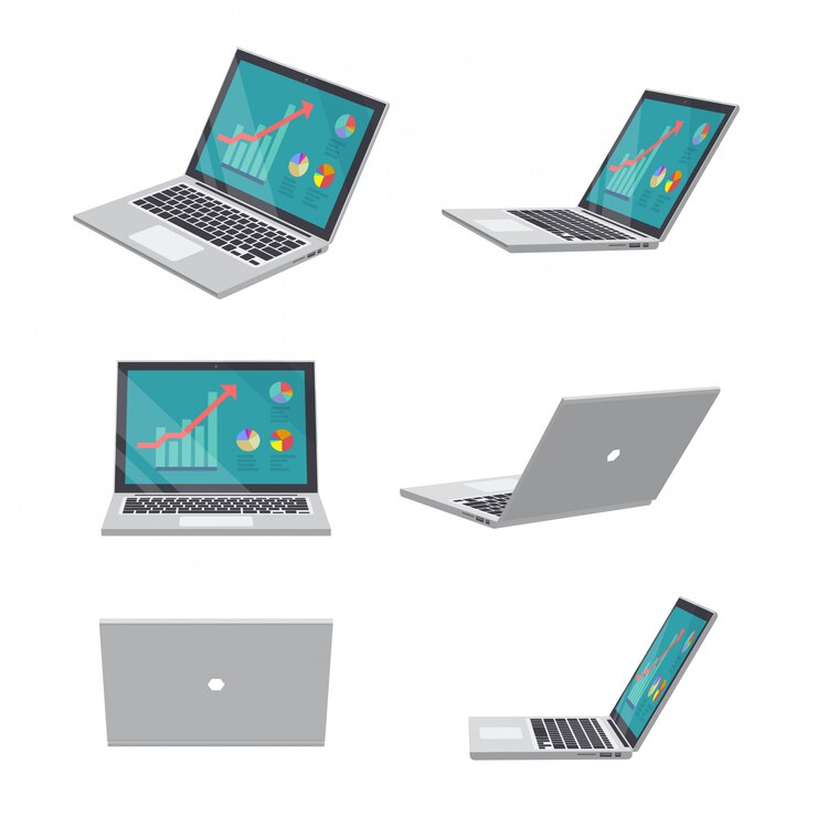 Negocio de laptop 3D