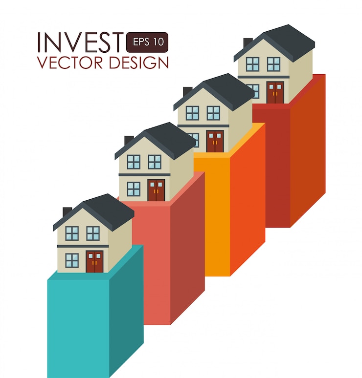 Vector negocios inmobiliarios