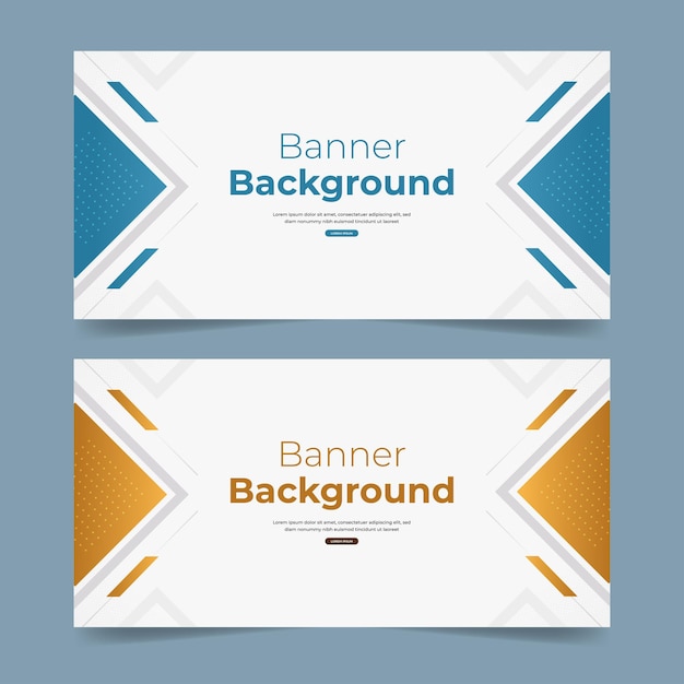 Negocios Web Banner Set Vector fondo plantillas