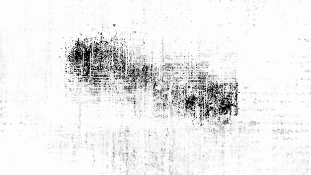 Negro aislado sobre fondo blanco Efecto grunge abstracto