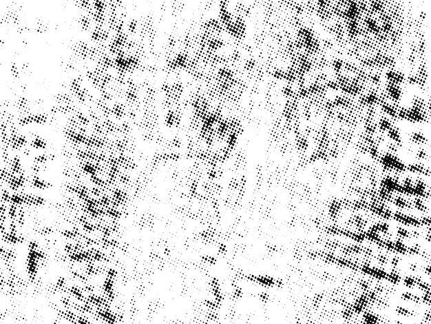 Negro y blanco Grunge semitono vector textura de superposición de angustia superficie abstracta polvo y áspero