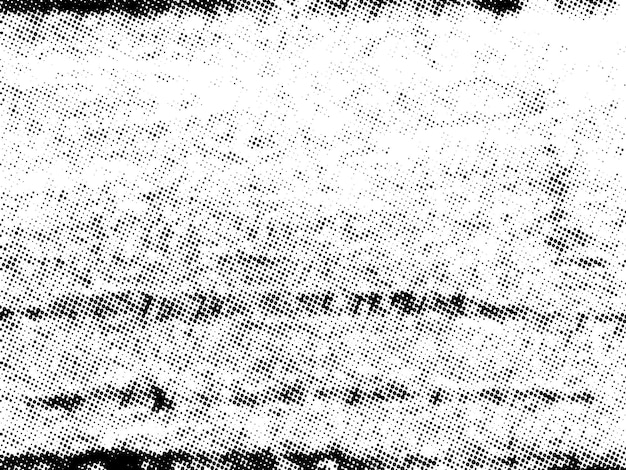 Negro y blanco Grunge semitono vector textura de superposición de angustia superficie abstracta polvo y áspero