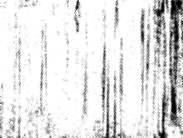 Negro y blanco Grunge semitono vector textura de superposición de angustia superficie abstracta polvo y áspero