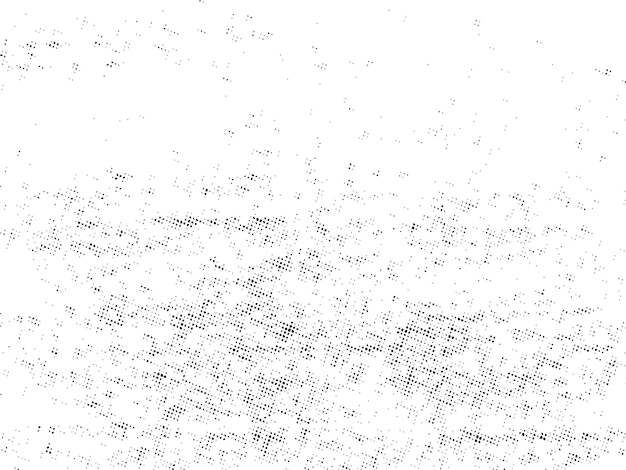 Negro y blanco Grunge semitono vector textura de superposición de angustia superficie abstracta polvo y áspero