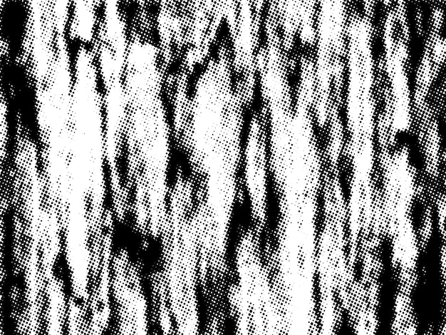 Negro y blanco Grunge semitono vectorial textura de superposición de angustia