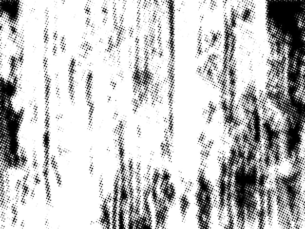 Negro y blanco Grunge semitono vectorial textura de superposición de angustia