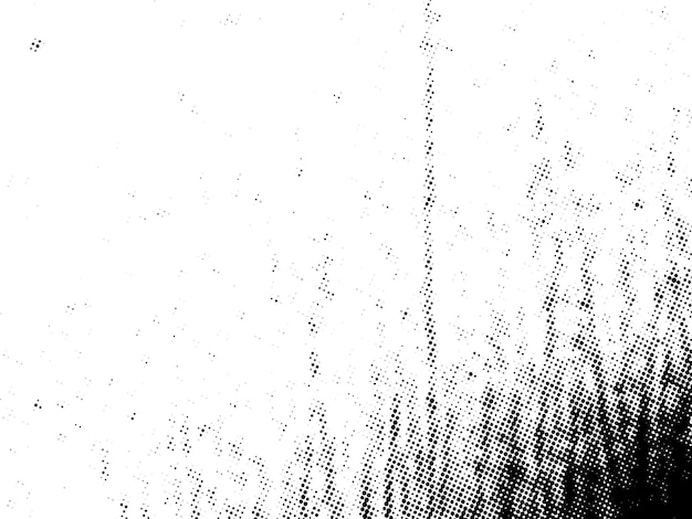 Negro y blanco Grunge semitono vectorial textura de superposición de angustia
