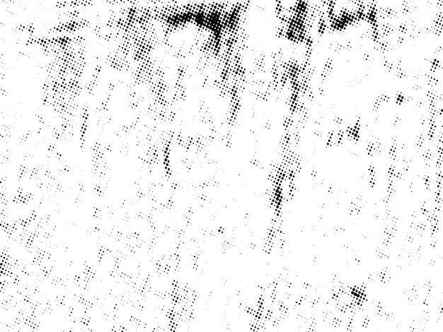 Negro y blanco Grunge semitono vectorial textura de superposición de angustia