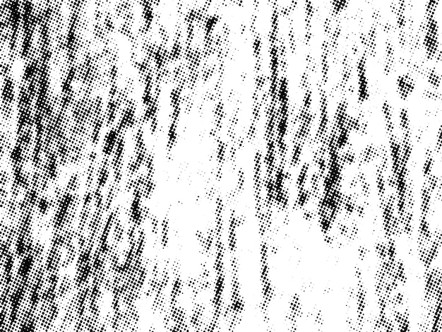 Negro y blanco Grunge semitono vectorial textura de superposición de angustia