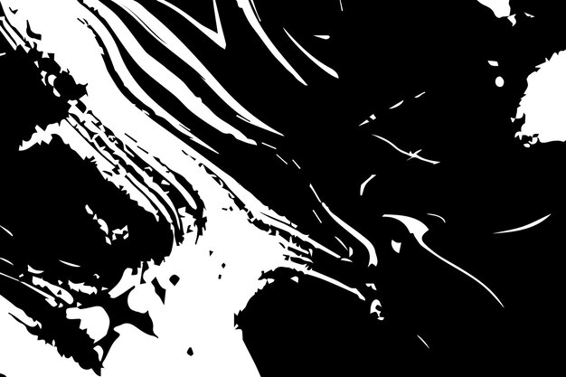 Negro y blanco Grunge Texture Grunge detallado negro textura abstracta piedra mármol fondo vectorial