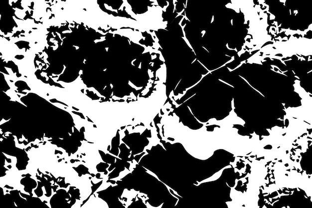 Negro y blanco Grunge Texture Grunge detallado negro textura abstracta piedra mármol fondo vectorial