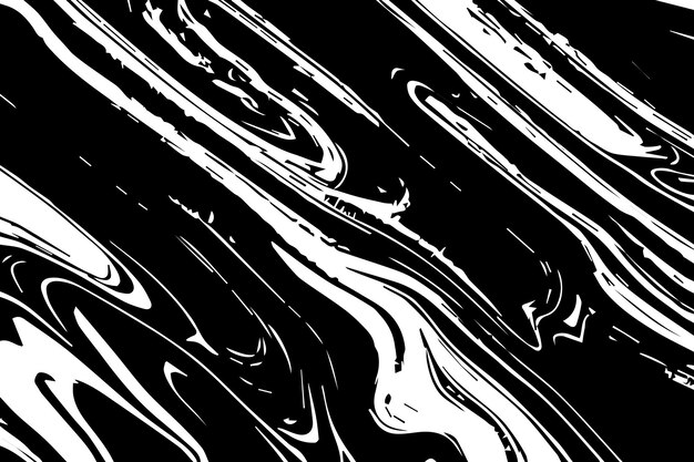 Negro y blanco Grunge Texture Grunge detallado negro textura abstracta piedra mármol fondo vectorial