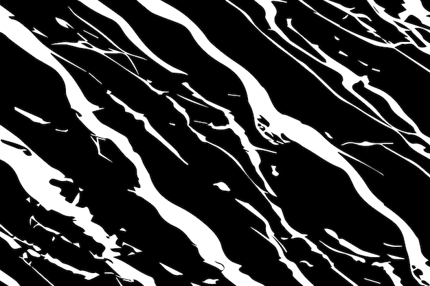 Negro y blanco Grunge Texture Grunge detallado negro textura abstracta piedra mármol fondo vectorial