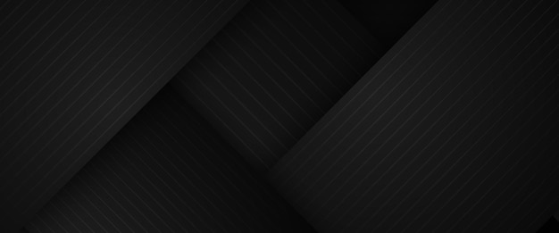 Negro moderno y simple abstract banner arte vectorial con formas Para presentación de fondo fondo papel tapiz banner folleto web diseño y portada