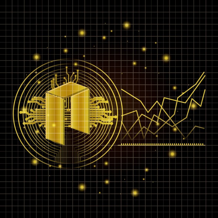 Vector neo mining set icons vector illustration design