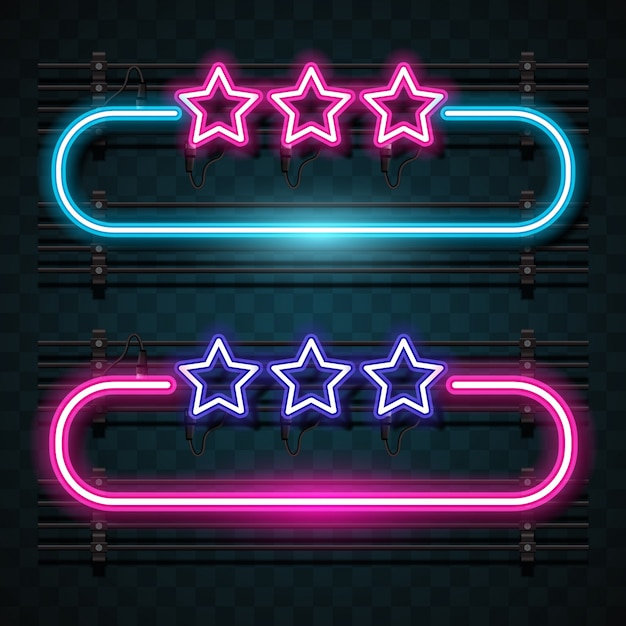 Neon banner
