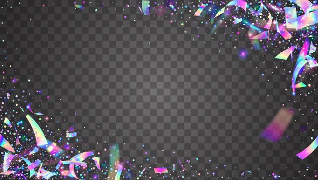 Neon Confetti Purple Laser Sparkles Fiesta Foil Webpunk Art