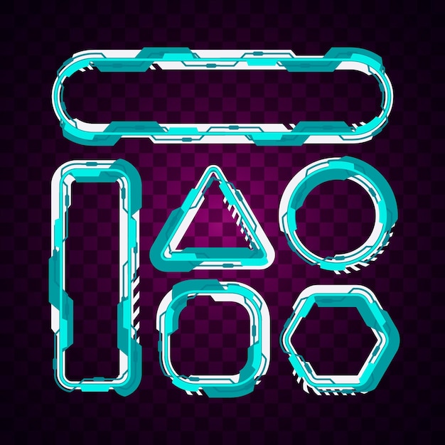 neón, luz, brillo, brillante, brillante, fondo, vector, borde, marco, borde, signo, signo de neón, juego, juego, tecnología, tecnología, moderna, futurista, abstracta, en blanco, espacio,