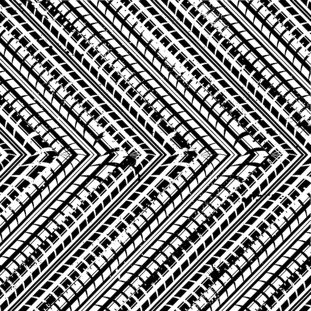 Vector neumáticos abstractos grunge blanco y negro