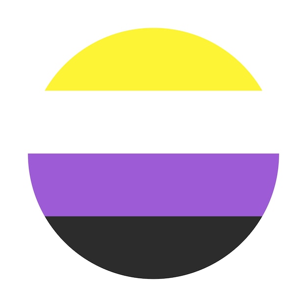 Neutrois Bandera del Orgullo en forma de bandera LGBT