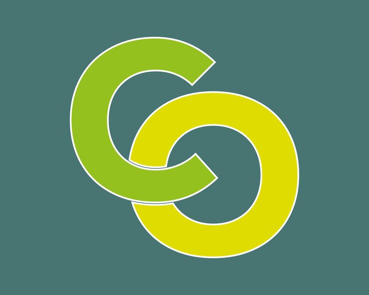 Vector new best co inicial creativo último logoco abstractco último vector diseñoco diseño del logotipo del monograma