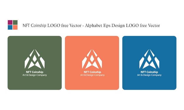 NFT Coinship LOGO vector libre Alfabeto Eps Design LOGO vector libre