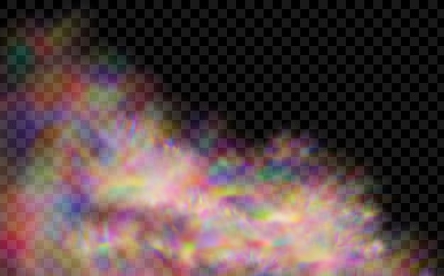 Niebla multicolor con partículas azules y amarillas Explosiones de polvo de color Fondo de una explosión de nubes de humo de colores
