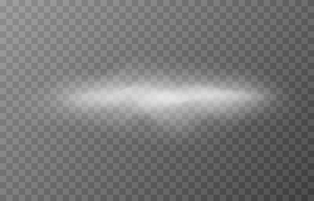 Niebla vectorial o humo sobre fondo transparente aislado. Humo, niebla o nube png. Humo blanco png