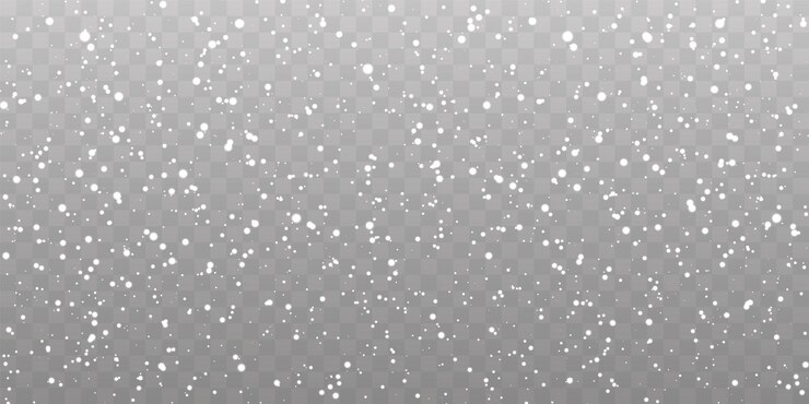 Vector nieve de navidad copos de nieve cayendo sobre fondo transparente ilustración de vector de nevadas