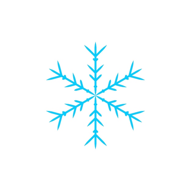 nieve puesta con elemento de copo de nieve invierno